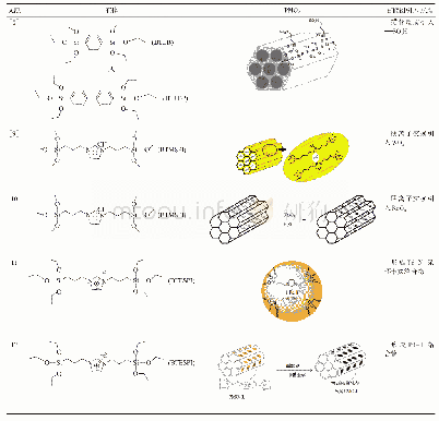 《表1 各种PMOs材料对应前体结构和功能化方式比较》