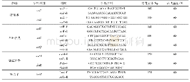 表2 用于定性和定量ARGs等目的基因片段的引物基本信息