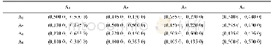 《表4 第一层指标直觉模糊判断矩阵》