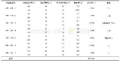 表1 庙岭金矿采空区现状调查结果