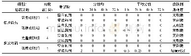 表6 皮肤刺激实验评分结果