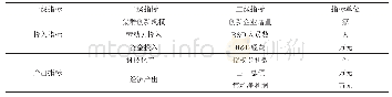 表1 产业集群创新效率评价投入产出指标