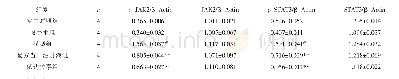 表2 各组大鼠脑组织中p-JAK2、JAK2、p-STAT3、STAT3的蛋白表达量(n=4)