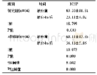 表3 两组NHP评估结果比较(±s，分)