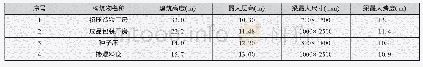 表1 构筑物情况表：承插型轮扣式脚手架在化工行业高大模板支架中的应用