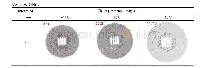 《表6 不同温度载荷下钛合金座时实验图像》