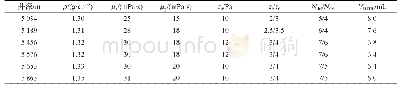 《表6 钻进过程中典型的钻井液性能》