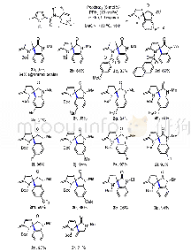 表2 底物考察a：钯催化吡咯环内共轭双键的Heck反应