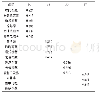 表4 2018年俄罗斯世界杯32支球队各项技术指标旋转后的因子矩阵