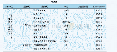 表1 液货船进出上海港新港水域风险指标体系权重表（2013—2017年抽样数据）