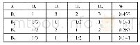 《表3 A-Bi准则层判断矩阵》