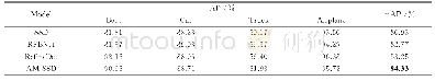 表1 AM-SSD算法和其他算法结果对比