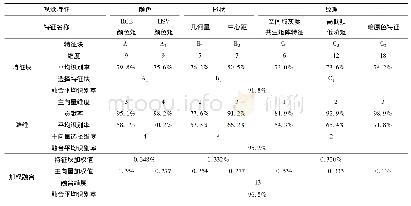 表1 激光衍射图像连通区域分块特征识别结果