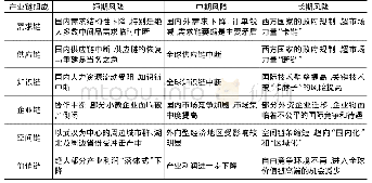 表1 新冠疫情下的中国产业链短期、中期及长期风险