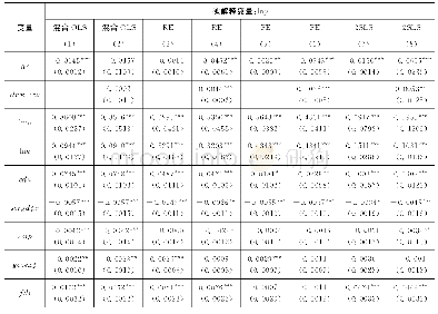《表2 全样本面板数据估计结果 (人口年龄结构:总抚养比)》