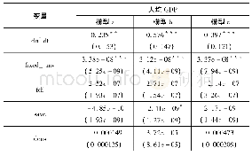 表6 引入资本和劳动力要素工业水平差异下的一体化城市经济增长分析