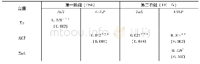 表4 稳健性检验(一):工具变量