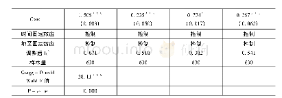 表4 稳健性检验(一):工具变量