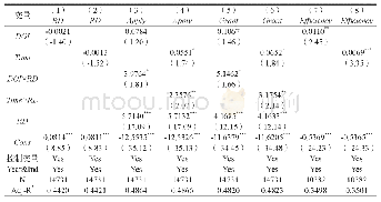 表6：董责险与企业创新效率回归结果
