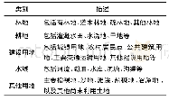 表1 研究区土地分类系统情况表