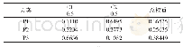 表7 P层指标权重计算结果