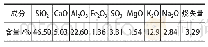表3 锂渣粉的化学成分分析