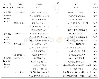 表1 乡村多功能指标评价体系及权重