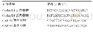 《表1 本研究所用实时定量PCR引物》