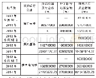 表2 2013—2014年华泽钴镍通过非关联第三方转移资金数额情况