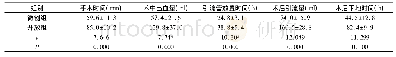 表2 两组患者手术情况比较(±s)