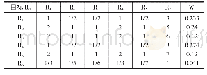《表3 目标层R-R0判断矩阵》