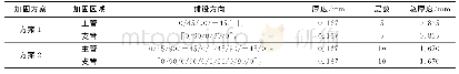 表5 CFRP加固基本方案（数值分析）