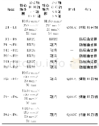 表2 支撑布置方案：昆明某超高层公寓建筑钢结构减震设计