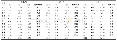 表7 2016-2018年长江经济带高技术产业创新效率评价结果