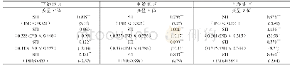 表7 IND为门槛变量的1998—2016年长江经济带区域间科技对金融影响比较