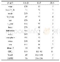 Table 3 Information of data set表3数据集信息