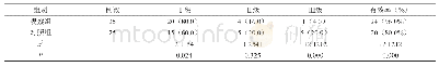 《表2 两组镇痛效果对比[n (%) ]》