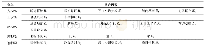 表1 风险耦合因素：城市快速过境通道衔接节点交通风险耦合致因模型研究