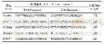 《表1 实时荧光定量PCR的引物序列》