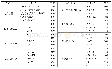 表6 泥石流危险度等级划分与因子赋值