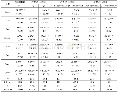 表5 稳健性检验回归结果