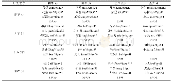 表3 两字组连读变调规律