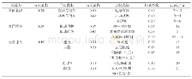 表3 大学生体育素养评价量表权重系数