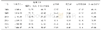 表1 2000—2017年新疆人口构成情况