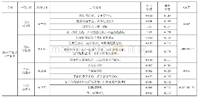 《表1 扬州市发展乡村旅游项目评价指标权重》