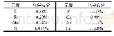 表1 螺栓的主要化学成分（质量分数）