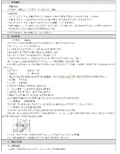 《附表2《农业的区位选择》课堂学习任务单》