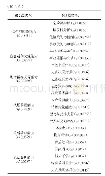 表4 2、3级指标合成权重WB和WC数值