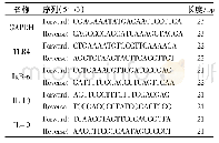 表1 qRT-PCR实验引物序列