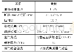 表1 发动机主要结构及技术参数